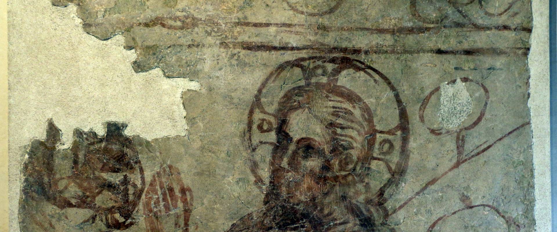 Scuola padana, testa di cristo in preghiera nell'ortoi, 1350-1400 ca, da ex-oratorio dei battuti bianchi a ferrara foto di Sailko
